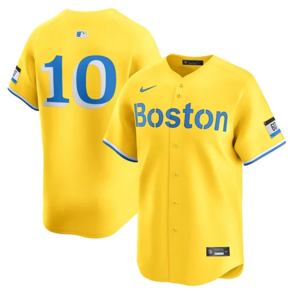 Trevor story boston red sox nike city connect limited player jersey Gold
