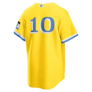 Trevor story boston red sox nike city connect replica player jersey Gold L