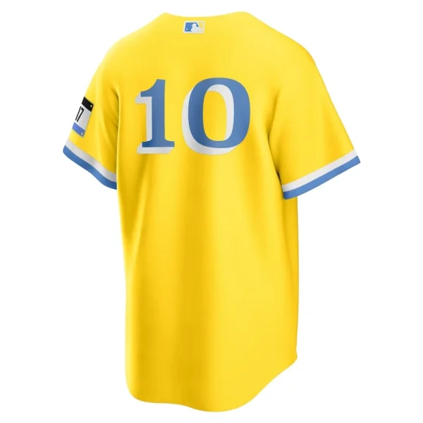 Trevor story boston red sox nike city connect replica player jersey Gold L