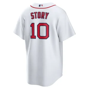 Trevor story boston red sox nike home replica jersey White L