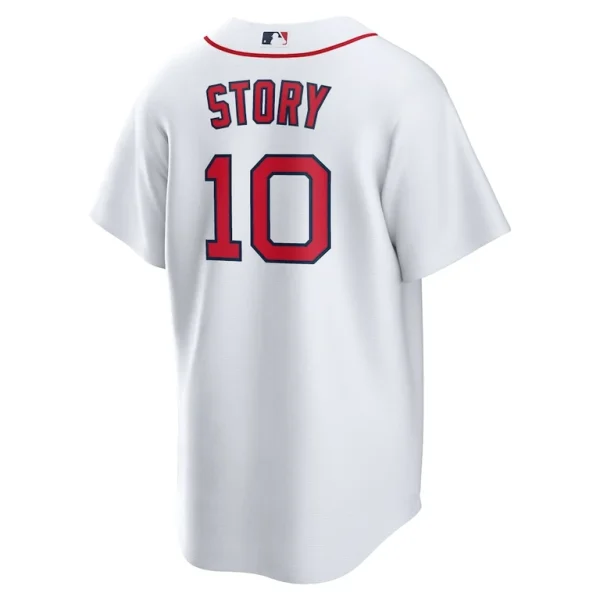 Trevor story boston red sox nike home replica jersey White L
