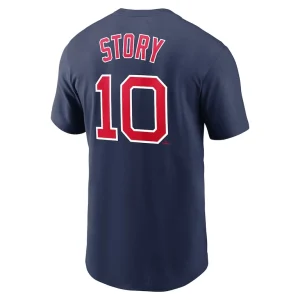 Trevor story boston red sox nike name number t shirt Navy L