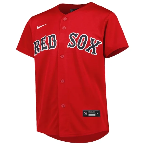 Trevor story boston red sox nike youth alternate replica player jersey Red Yth M