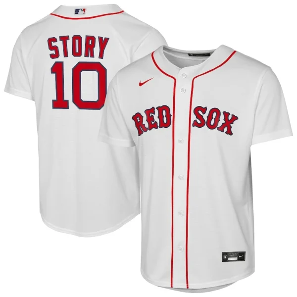 Trevor story boston red sox nike youth home replica player jersey White