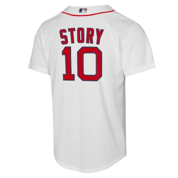 Trevor story boston red sox nike youth home replica player jersey White Yth L