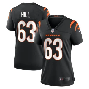 Trey hill cincinnati bengals nike womens game jersey Black