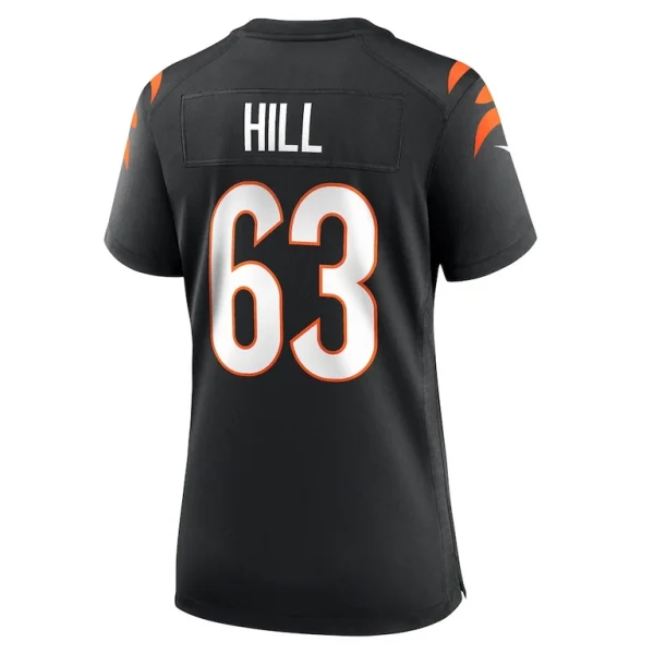 Trey hill cincinnati bengals nike womens game jersey Black L