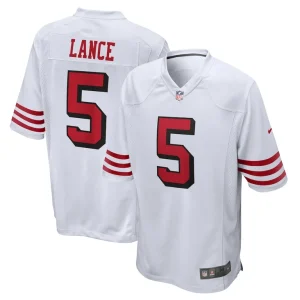 Trey lance san francisco 49ers nike alternate game jersey White