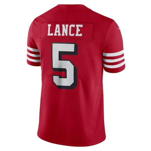 Trey lance san francisco 49ers nike alternate vapor limited jersey Scarlet L