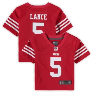Trey lance san francisco 49ers nike infant player game jersey Scarlet