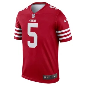 Trey lance san francisco 49ers nike team legend player performance top Scarlet M