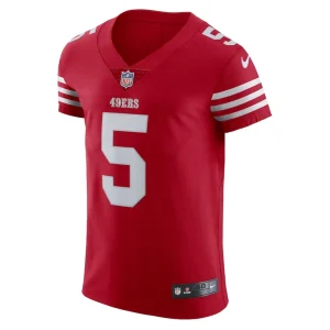 Trey lance san francisco 49ers nike vapor elite jersey Scarlet 44