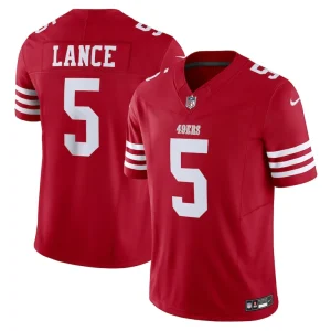 Trey lance san francisco 49ers nike vapor f.u.s.e. limited jersey Scarlet