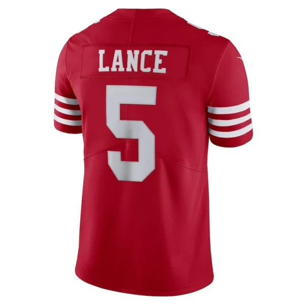 Trey lance san francisco 49ers nike vapor limited jersey Scarlet L