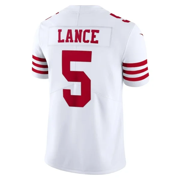 Trey lance san francisco 49ers nike vapor limited jersey White L