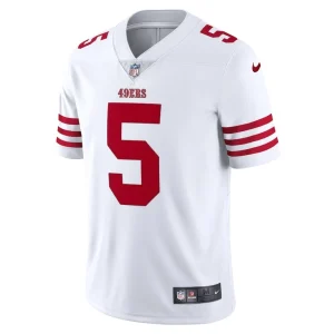 Trey lance san francisco 49ers nike vapor limited jersey White M