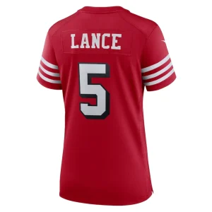 Trey lance san francisco 49ers nike womens alternate game jersey Scarlet L