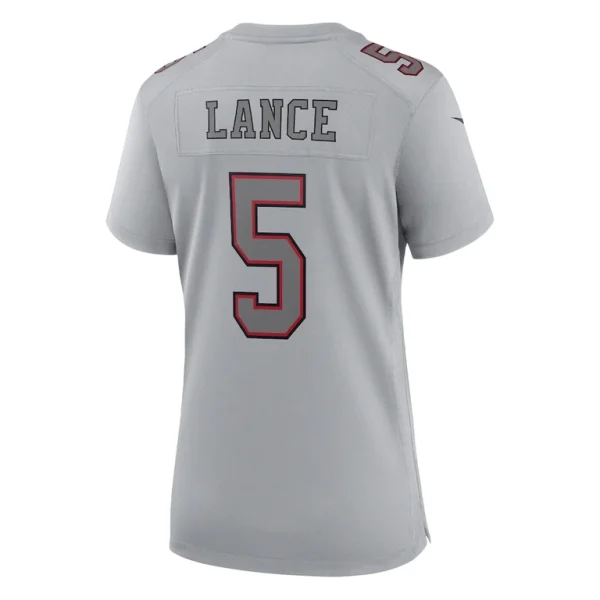 Trey lance san francisco 49ers nike womens atmosphere fashion game jersey Gray L