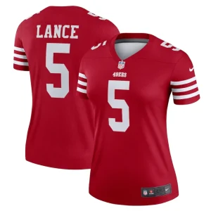 Trey lance san francisco 49ers nike womens legend player performance top Scarlet
