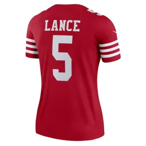 Trey lance san francisco 49ers nike womens legend player performance top Scarlet L