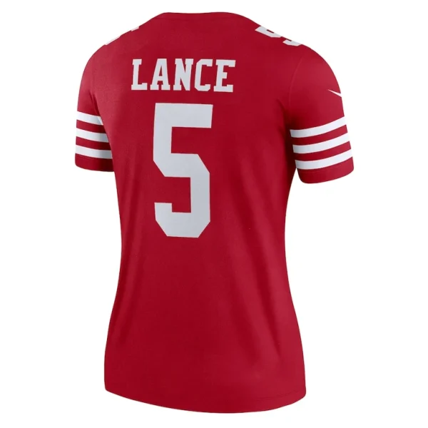 Trey lance san francisco 49ers nike womens legend player performance top Scarlet L