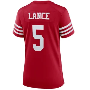 Trey lance san francisco 49ers nike womens player jersey Scarlet L
