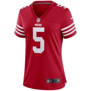 Trey lance san francisco 49ers nike womens player jersey Scarlet M