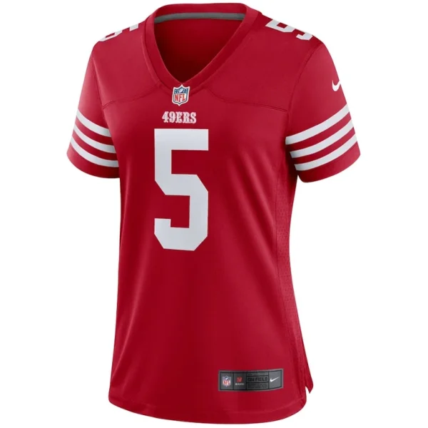 Trey lance san francisco 49ers nike womens player jersey Scarlet M
