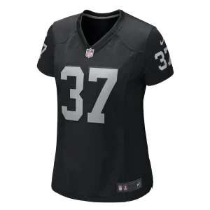 Trey taylor las vegas raiders nike womens game jersey Black M