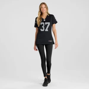 Trey taylor las vegas raiders nike womens game jersey Black XL
