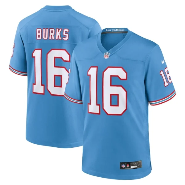 Treylon burks tennessee titans nike youth game jersey Light blue
