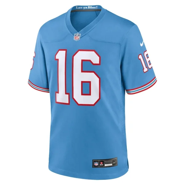 Treylon burks tennessee titans nike youth game jersey Light blue Yth M