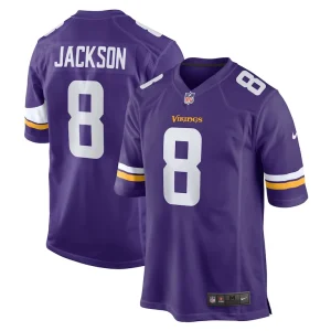 Trishton jackson minnesota vikings nike game jersey Purple