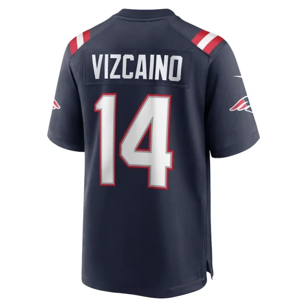 Tristan vizcaino new england patriots nike home game player jersey Navy L