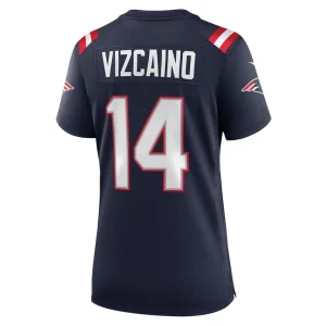 Tristan vizcaino new england patriots nike womens home game player jersey Navy L