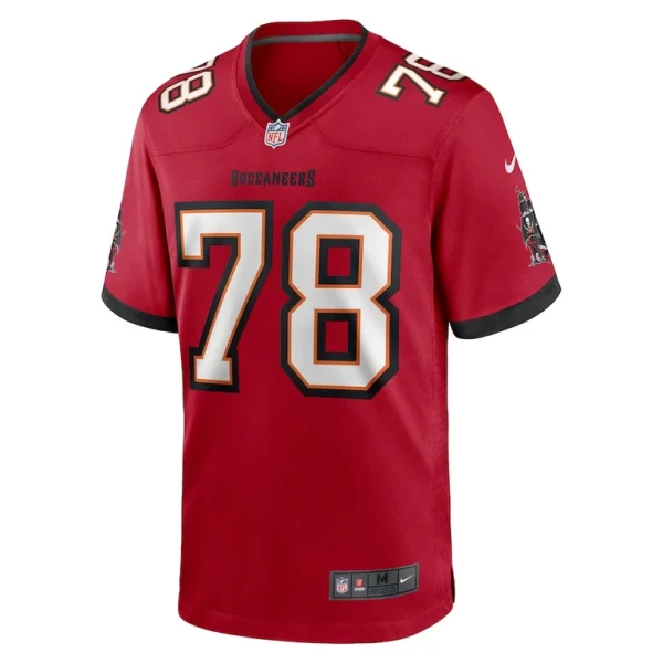 Tristan wirfs tampa bay buccaneers nike game jersey Red M