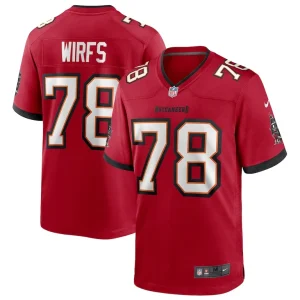 Tristan wirfs tampa bay buccaneers nike player game jersey Red