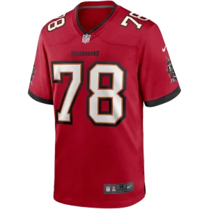 Tristan wirfs tampa bay buccaneers nike player game jersey Red M
