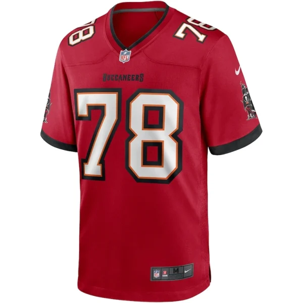 Tristan wirfs tampa bay buccaneers nike player game jersey Red M