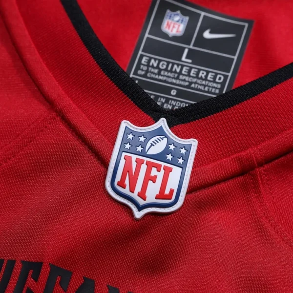 Tristan wirfs tampa bay buccaneers nike player game jersey Red XL