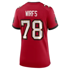 Tristan wirfs tampa bay buccaneers nike womens game jersey Red L