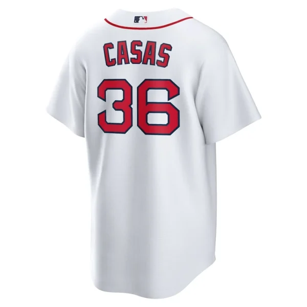Triston casas boston red sox nike home replica jersey White L