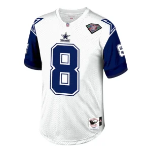 Troy aikman dallas cowboys 1994 mitchell ness authentic throwback retired player jersey White 40