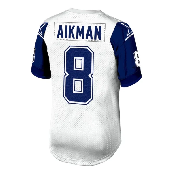 Troy aikman dallas cowboys 1994 mitchell ness authentic throwback retired player jersey White 44