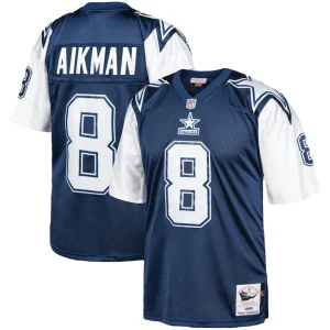 Troy aikman dallas cowboys 1995 mitchell ness authentic throwback retired player jersey Navy