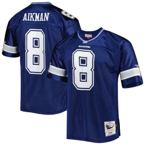 Troy aikman dallas cowboys 1996 mitchell ness authentic throwback retired player jersey Navy