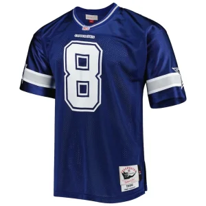 Troy aikman dallas cowboys 1996 mitchell ness authentic throwback retired player jersey Navy 40