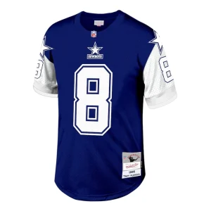Troy aikman dallas cowboys mitchell ness legacy replica jersey Navy M