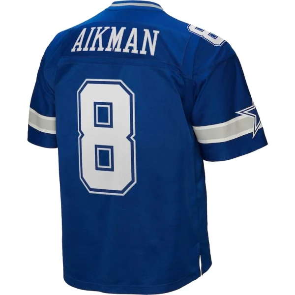 Troy aikman dallas cowboys mitchell ness legacy replica jersey Royal L