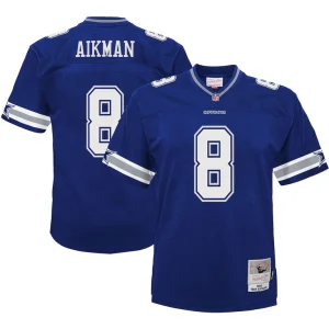 Troy aikman dallas cowboys mitchell ness toddler 1996 retired legacy jersey Navy